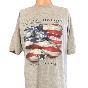 Vintage Dallas Cowboys America’s Team USA Styled Football Shirt Size Medium NFL